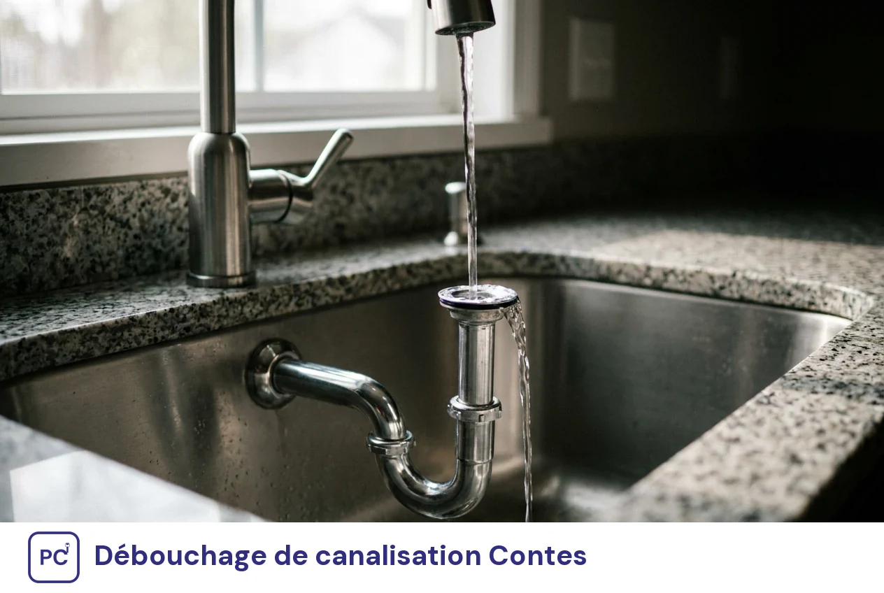 Débouchage de canalisation à Contes