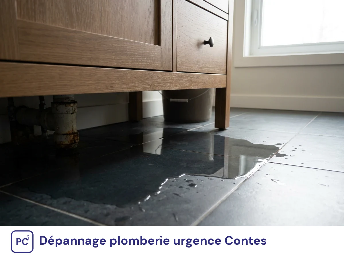 Dépannage plomberie urgence à Contes