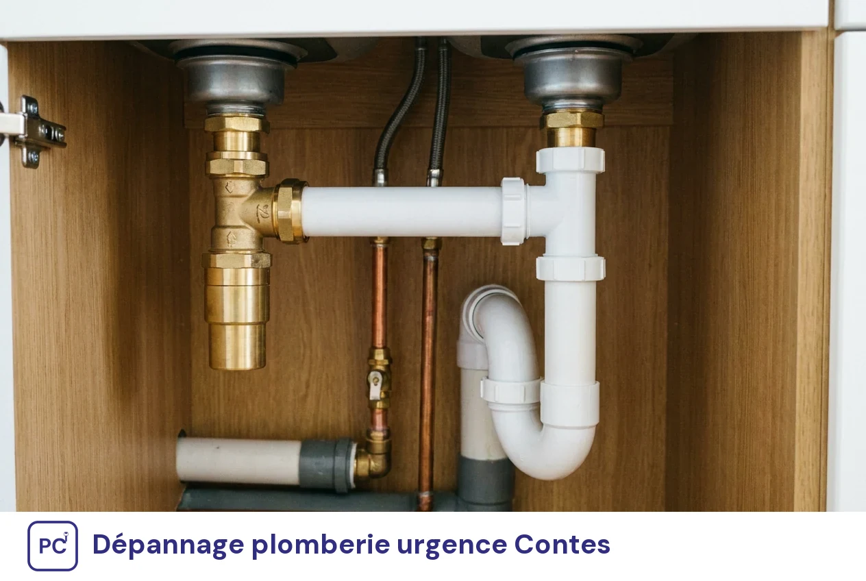 Dépannage plomberie urgence à Contes