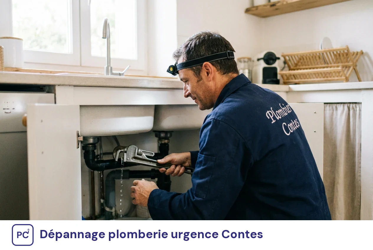 Dépannage plomberie urgence à Contes