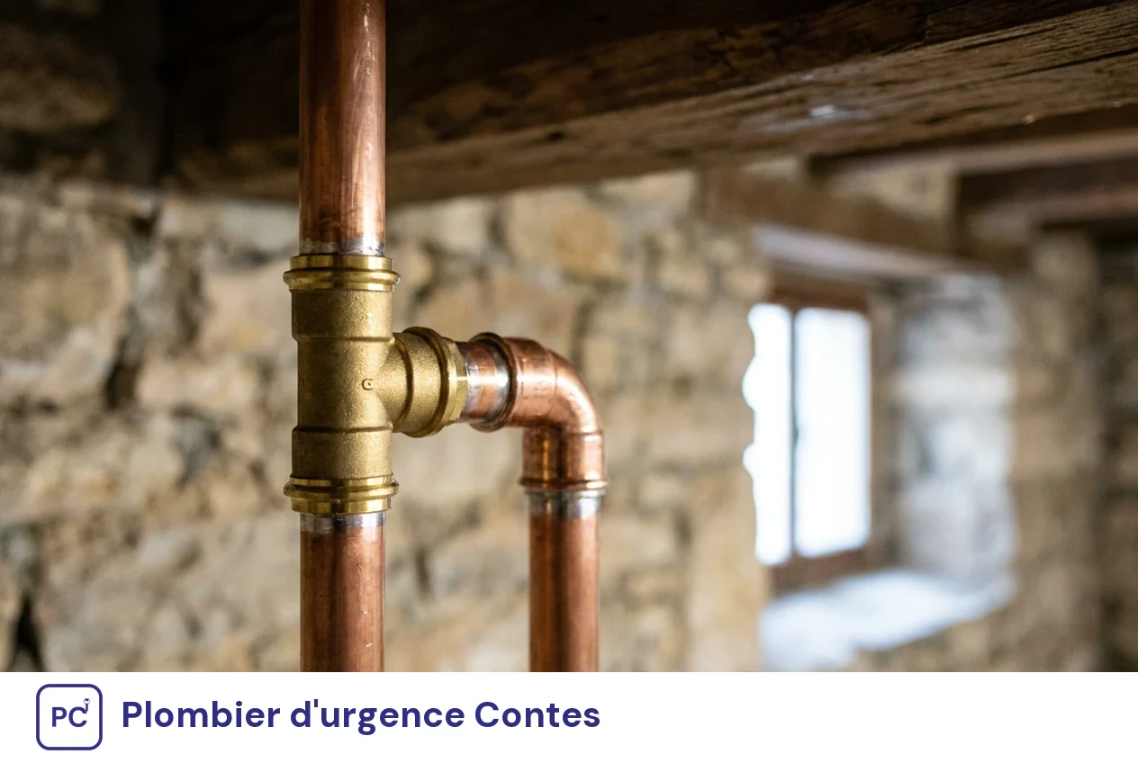 Plombier d'urgence à Contes