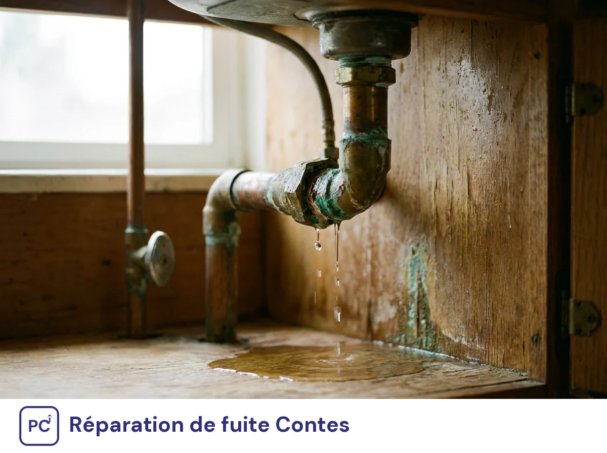 Réparation de fuite à Contes