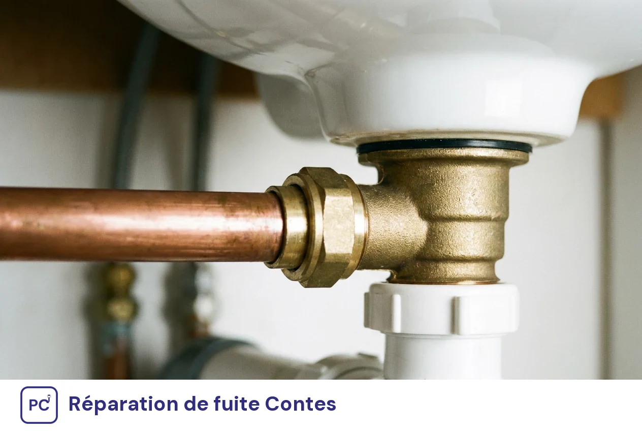 Réparation de fuite à Contes