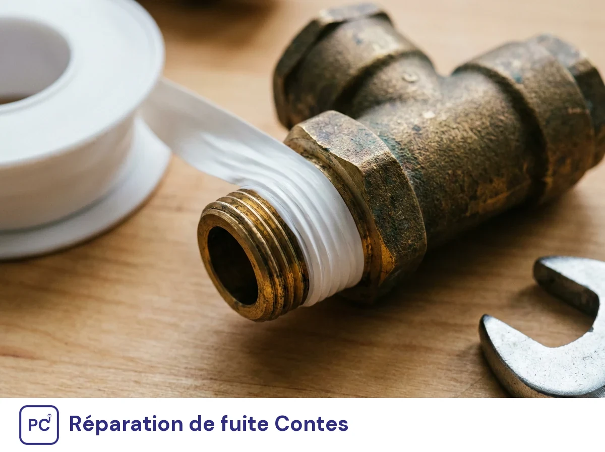 Réparation de fuite à Contes