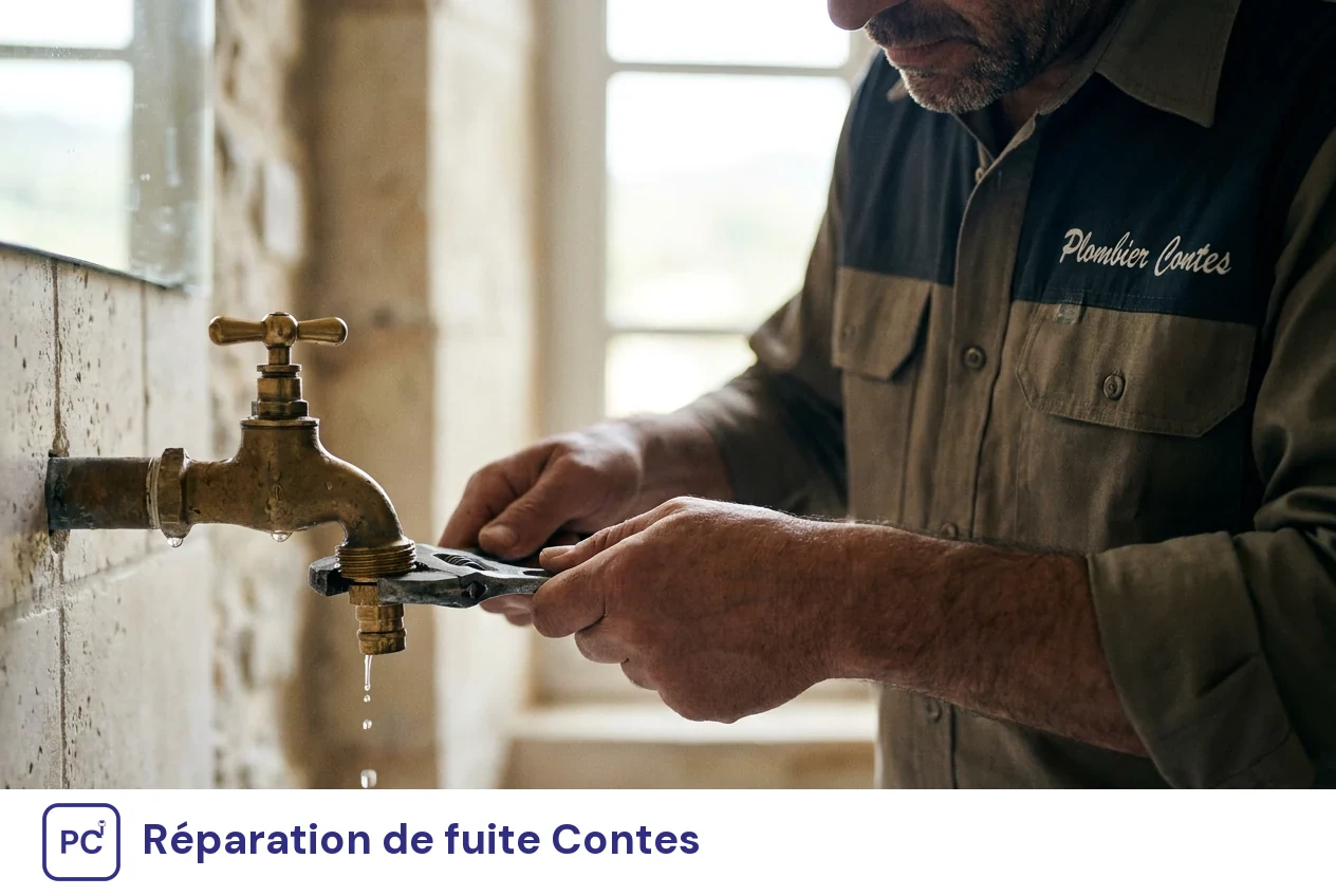 Réparation de fuite à Contes